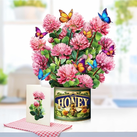 Pop-Up Floral Card - Picture 2 of 9